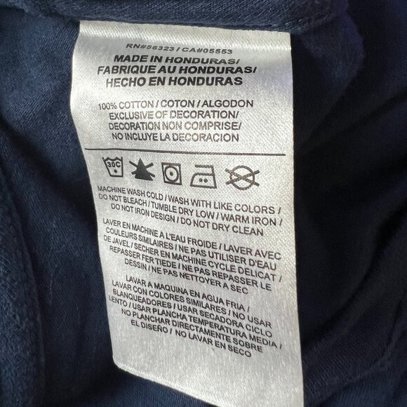 NWT | Nike Men’s Long Sleeve T-Shirt | Size XL | Navy Blue | 100% Cotton - Picture 6 of 6